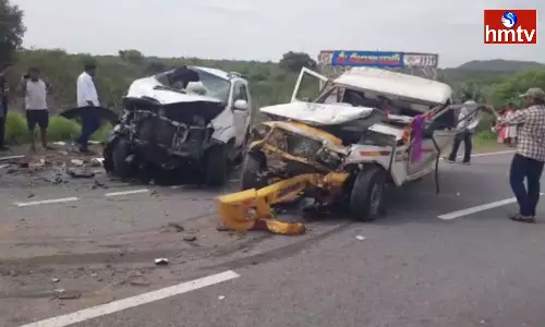 Road Accident In Sri Sathya Sai District