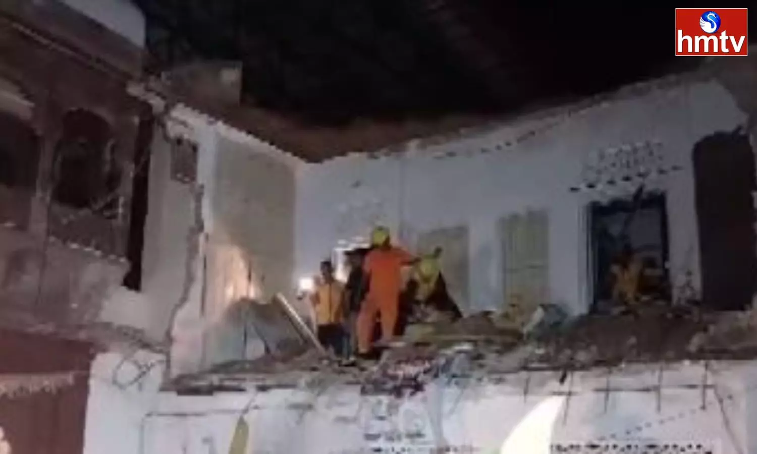 A House Collapsed Due to Heavy Rain in Rajasthan
