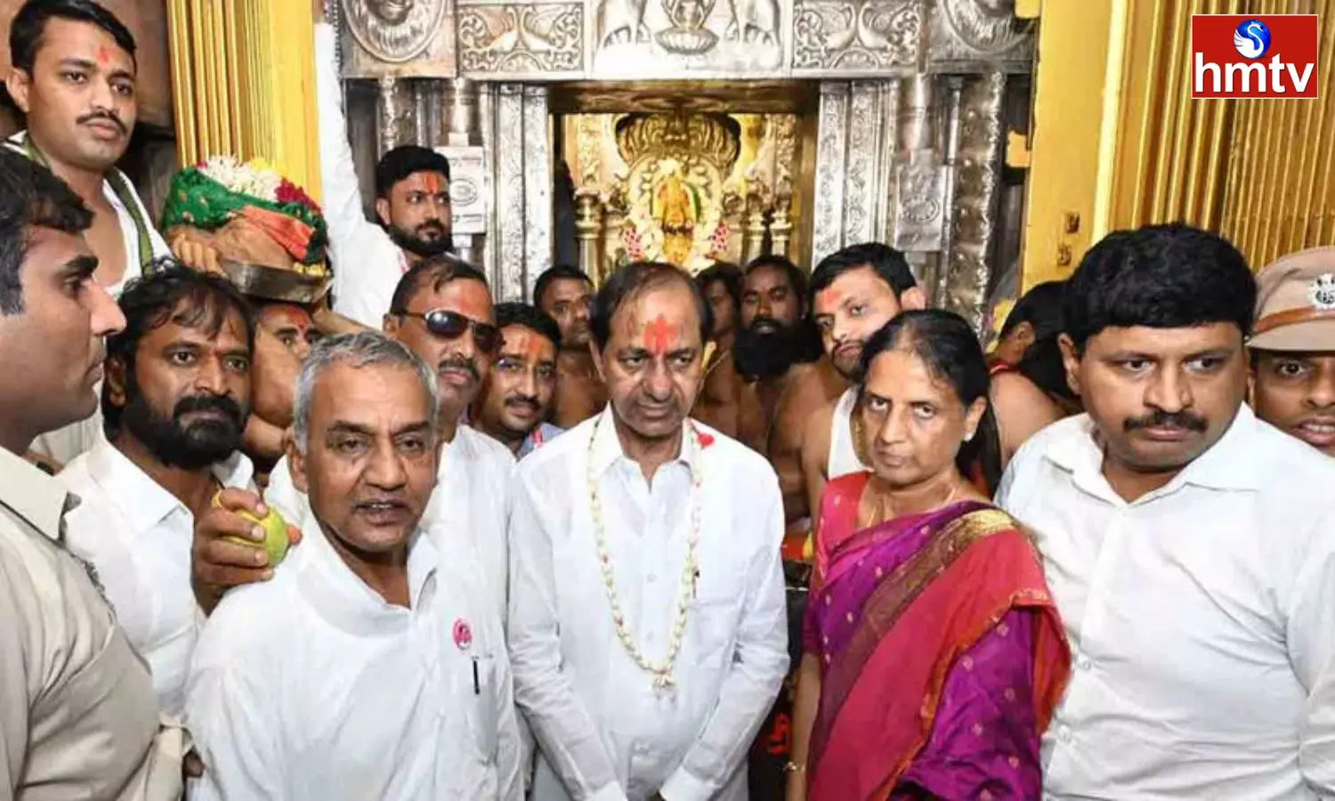 CM KCR Visited Tulja Bhavani In Maharashtra