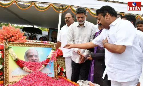 Talasani Srinivas Yadav Paid Tribute To PV Narasimha Rao