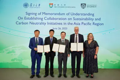 The University of Hong Kong, Fudan University, and The University of Sydney Join Forces to Strengthen Sustainability Research and Education