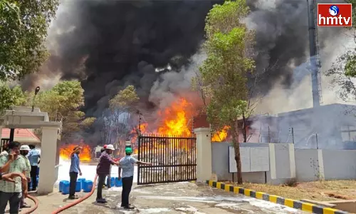 Fire Accident in Atchutapuram Sez