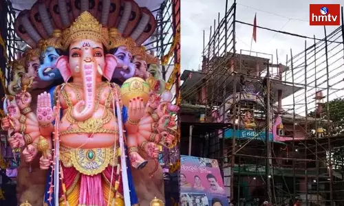 Khairatabad Ganesh Works In Fast