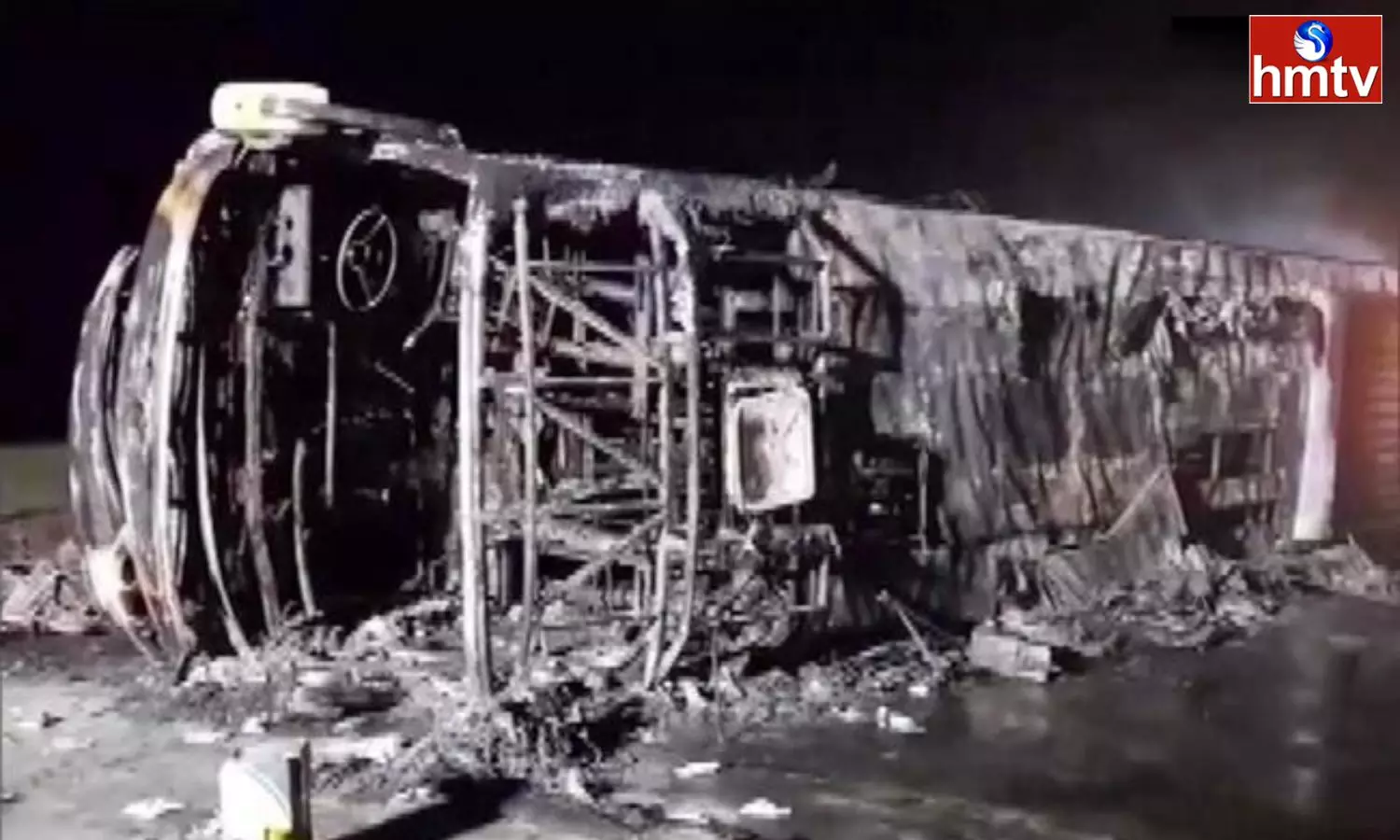 A Sudden Fire Broke Out In A Running Bus