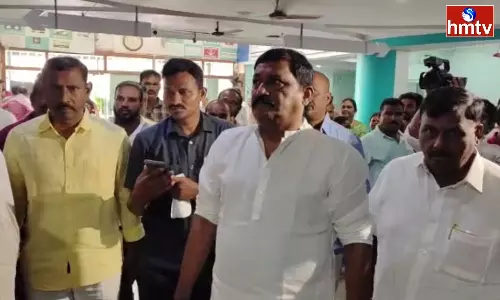 Ganta Srinivas visited the victims of vishaka pharma victims