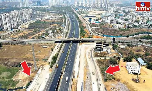 KTR Inaugurated The Interchange Built On The ORR At Narsingh