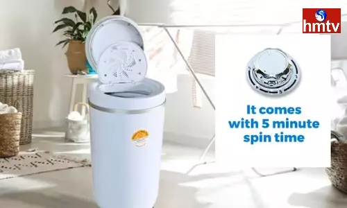 DMR-DO-55A Semi-Automatic portable dryer comes with a 5 kg spin capacity which allows you to dry 5-8 clothes at a time