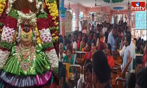 Chittoor Boyakonda Gangamma Temple Is Crowded With Devotees