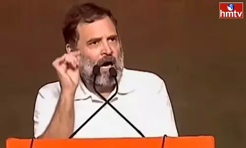 In The Name Of Kaleshwaram Project Lakhs Of Crores Have Been Left Behind Says Rahul Gandhi