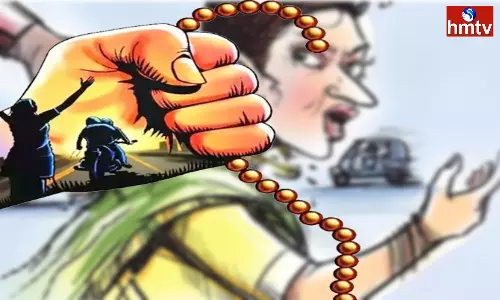 Chain Snatching In Hyderabad Vanasthalipuram