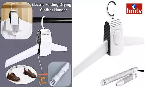 Portable Electric Clothes and Shoes Dryer Hanger RS 549 for Dry in Easily