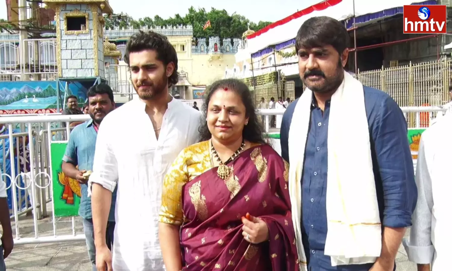 Hero Srikanth With His Family Visits Tirumala Temple