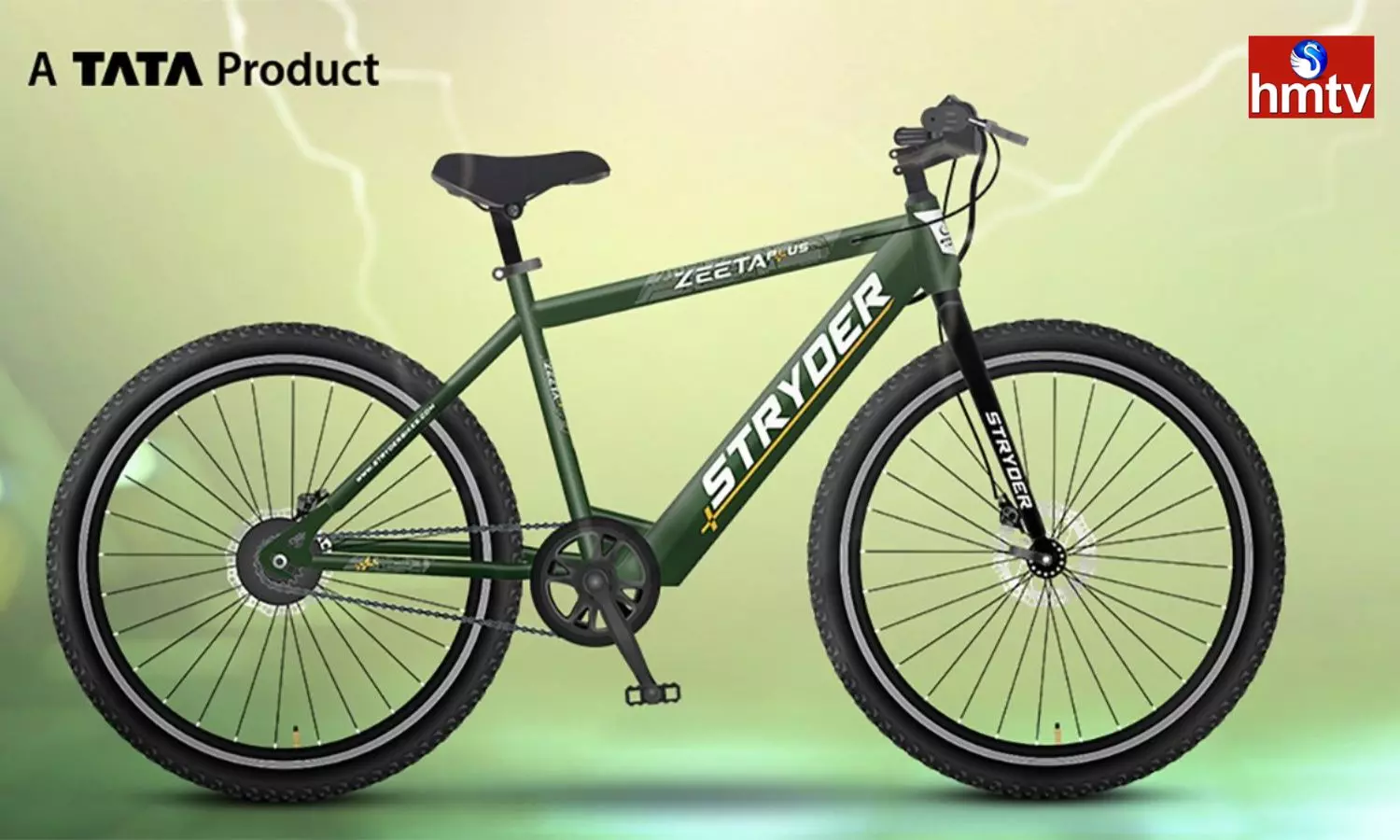 Tata Stryder Zeeta Plus Electric Bicycle Launched in India Only Rs 10 Paise per km and 25 km on Single Charge