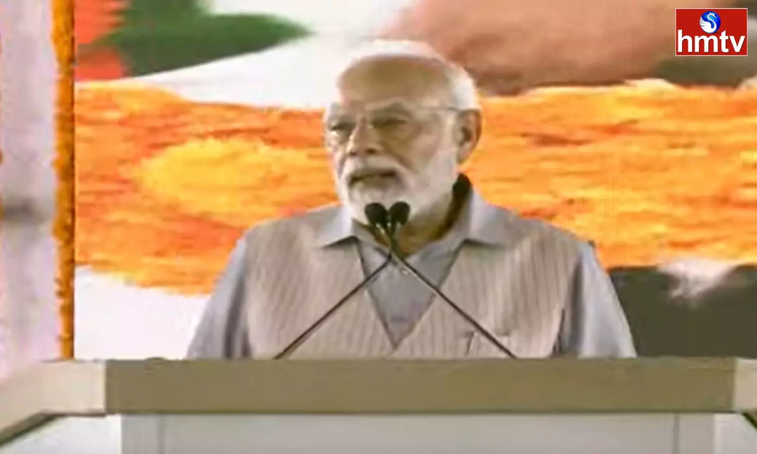 Prime Minister Modi Started His Speech In Telugu In Warangal Sabha