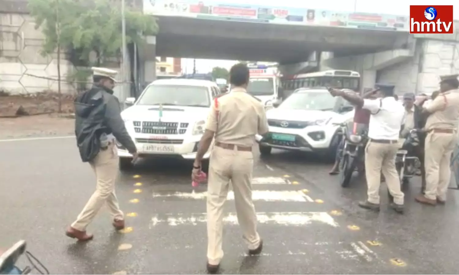 Security Is Tight At The CM Camp Office In AP