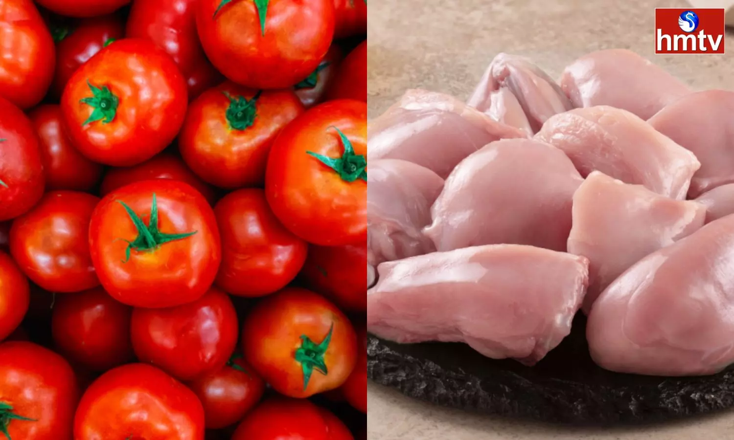 A Tomato Competing With A Chicken