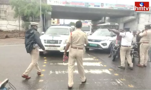 Security Is Tight At The CM Camp Office In AP