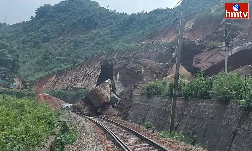Cliffs Broke On The KK Line In Visakhapatnam