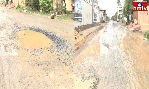 Roads Turned Into Potholes Due To Rains In AP