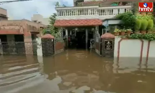 Residence of Haryana home minister Seen flooded amid incessant Rainfall