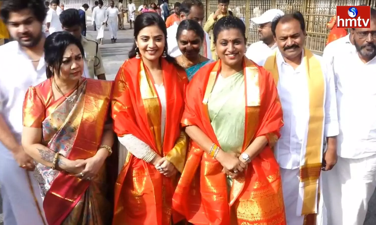 Minister Roja and Sreemukhi Visits Tirumala Temple