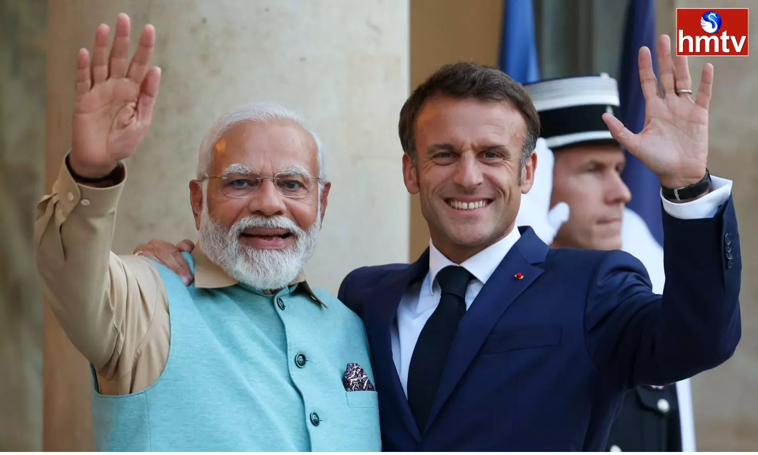 Indian Prime Minister Modi Received A Warm Welcome In Paris