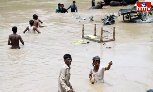 Colonies Submerged By Raging Yamuna River In Delhi