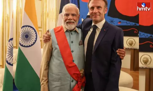 PM Modi Honoured With Frances Highest Award