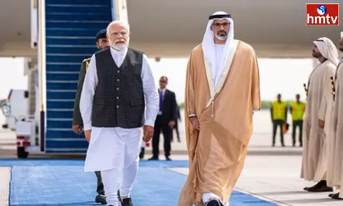 PM Modi Arrives in UAE PM Modi Arrives in UAE