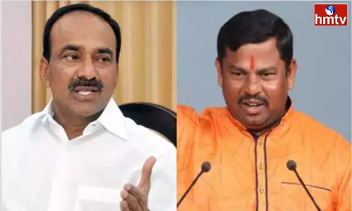 Etela Rajender Meet Raja Singh Etela Rajender Meet Raja Singh