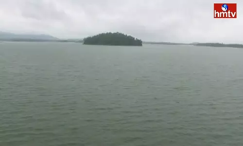 Heavy Flood Water For Kinnerasani Project