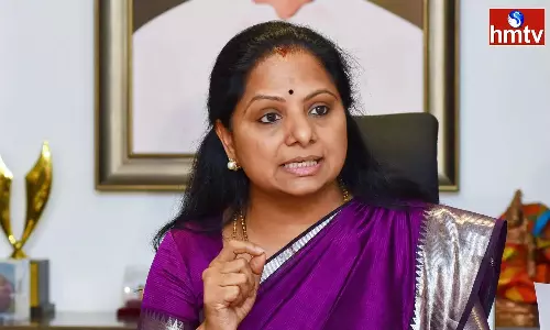 MLC Kavitha Fire On MP Arvind MLC Kavitha Fire On MP Arvind