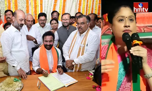 Vijayashanti Clarity on Coming From Kishan Reddys Swearing-in Ceremony