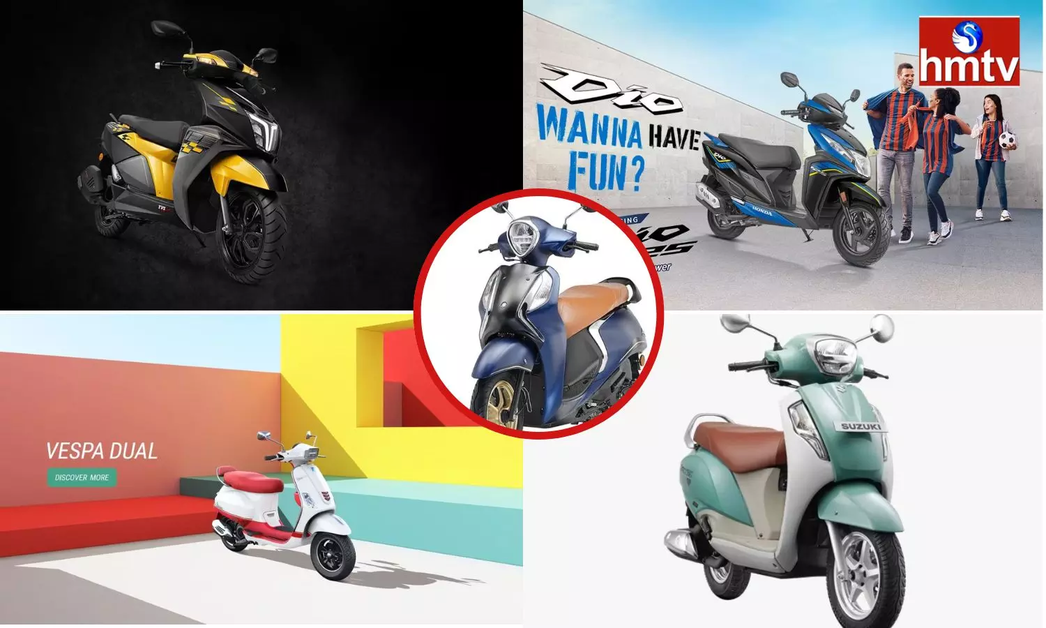 Top 5 Best 125cc Scooters TVS NTORQ 125 Suzuki Access 125 Honda Dio 125 and More