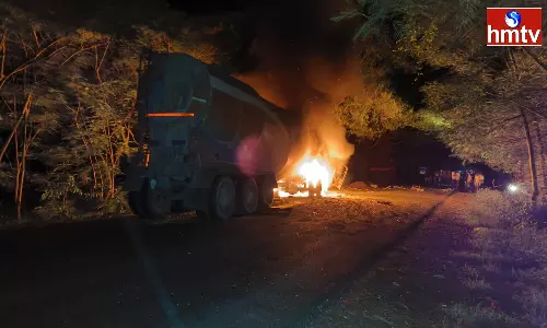 Road Accident At Khammam