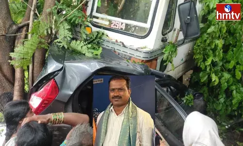 Serious Road Accident In Medak District