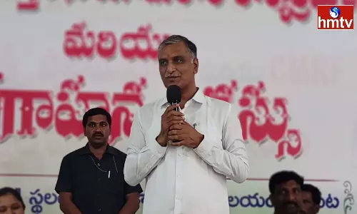 During The Congress Rule The Activities Of Asha Activists Were Sold Says Harish Rao