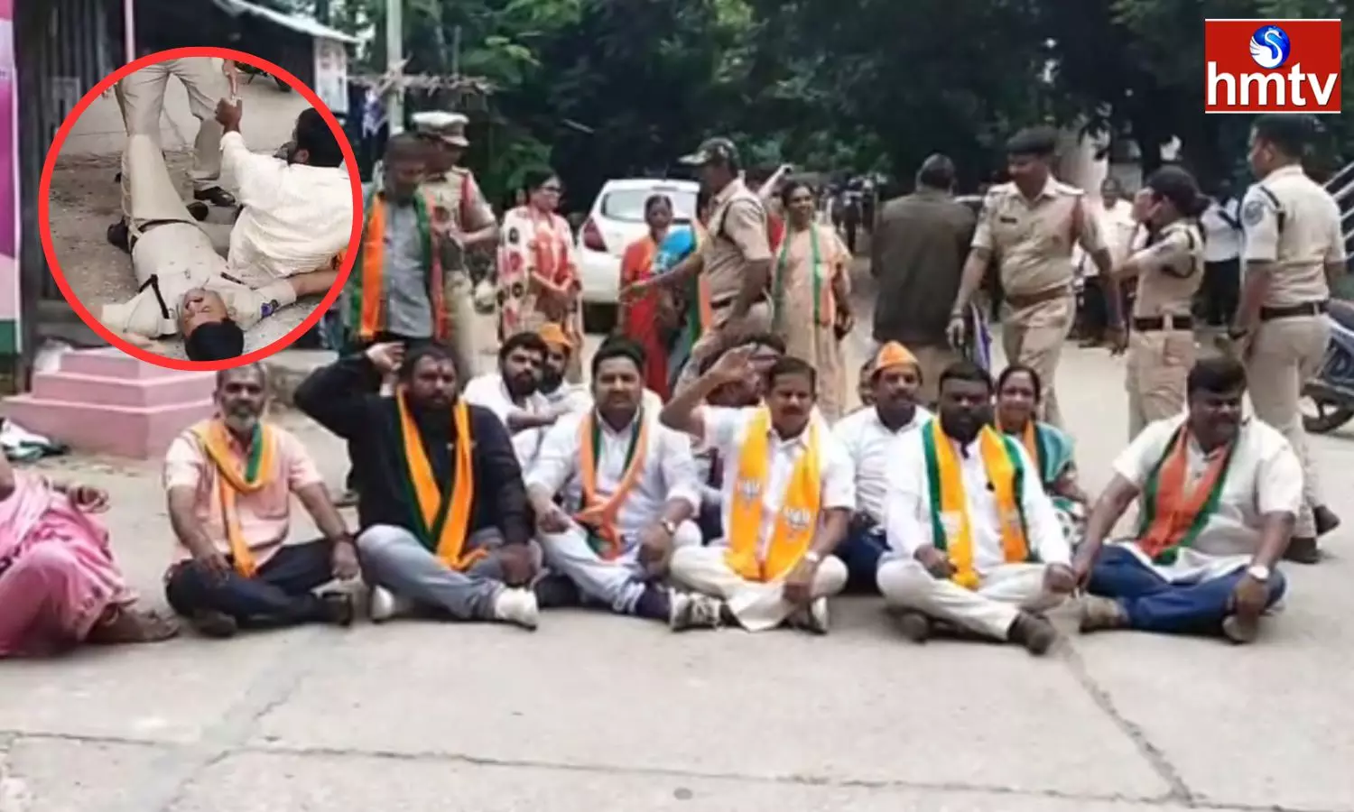 Protest Of BJP Leaders Across Telangana