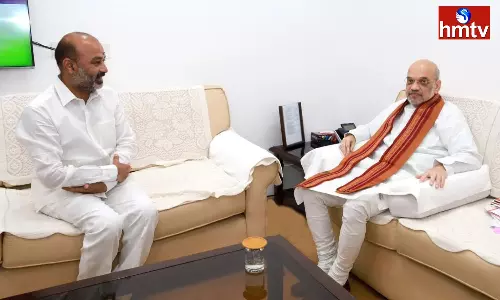 Bandi Sanjay Meet Amit Shah in Delhi