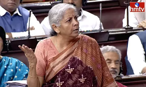 Union Minister Nirmala Sitharaman Is Angry At The Behavior Of Opposition Members