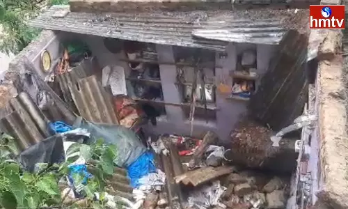 A Collapsed House In Kavadiguda