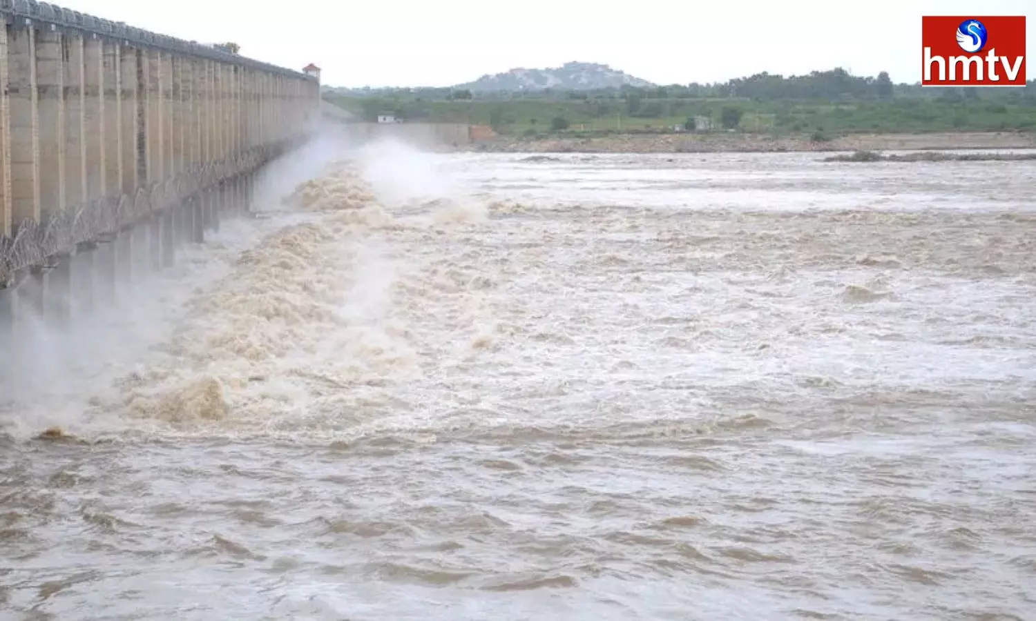 Flood Water Flows To Jurala Project And 31 Gates Lift