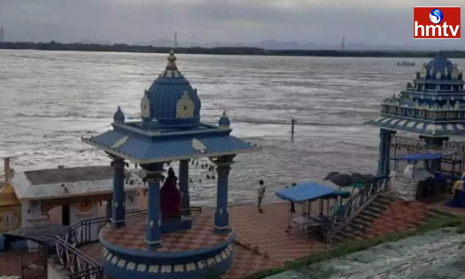 The Receding Godavari At Bhadrachalam