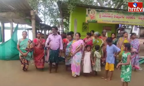 Flooded Villages In Konaseema District Flooded Villages In Konaseema District