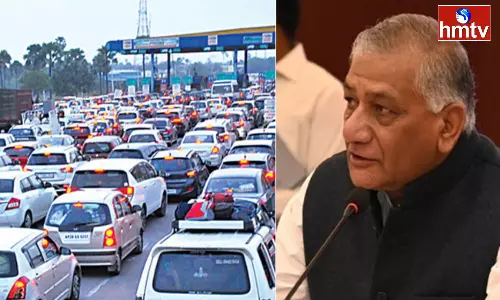 Barrier Less Toll System is Being Trialled and will be Implemented Soon After the Trial is Successful Says Union Minister VK Singh Barrier Less Toll System is Being Trialled and will be Implemented Soon After the Trial is Successful Says Union Minister VK Singh