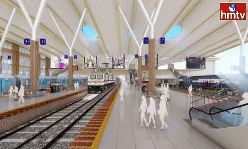 PM Modi Lay Foundation Stone Redevelopment 508 Railway Stations PM Modi Lay Foundation Stone Redevelopment 508 Railway Stations