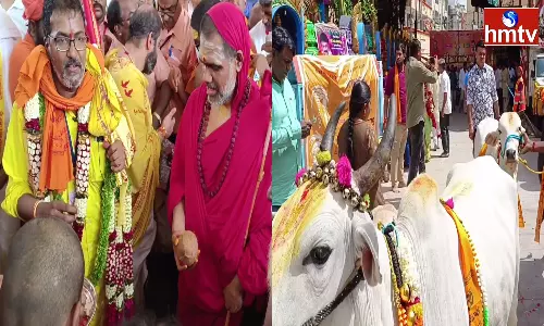 Sri Datta Vijayananda Tirtha Swamy Who Started The Cow Mahapadayatra Sri Datta Vijayananda Tirtha Swamy Who Started The Cow Mahapadayatra