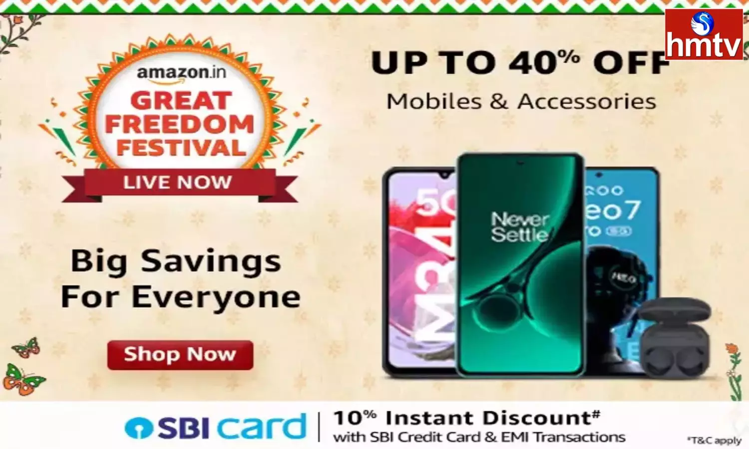 Huge Discount on These 5 Smartphones as Part of Amazon Great Freedom Festival Sale 2023