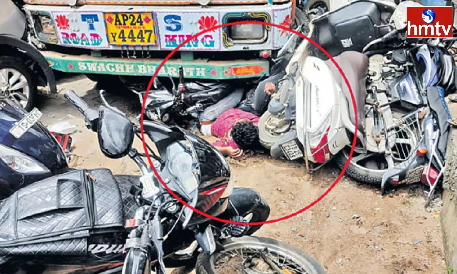 Lorry Accident In Bhupalpalli