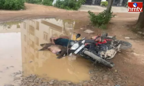 Man Dies With Electric Shock In Quthbullapur